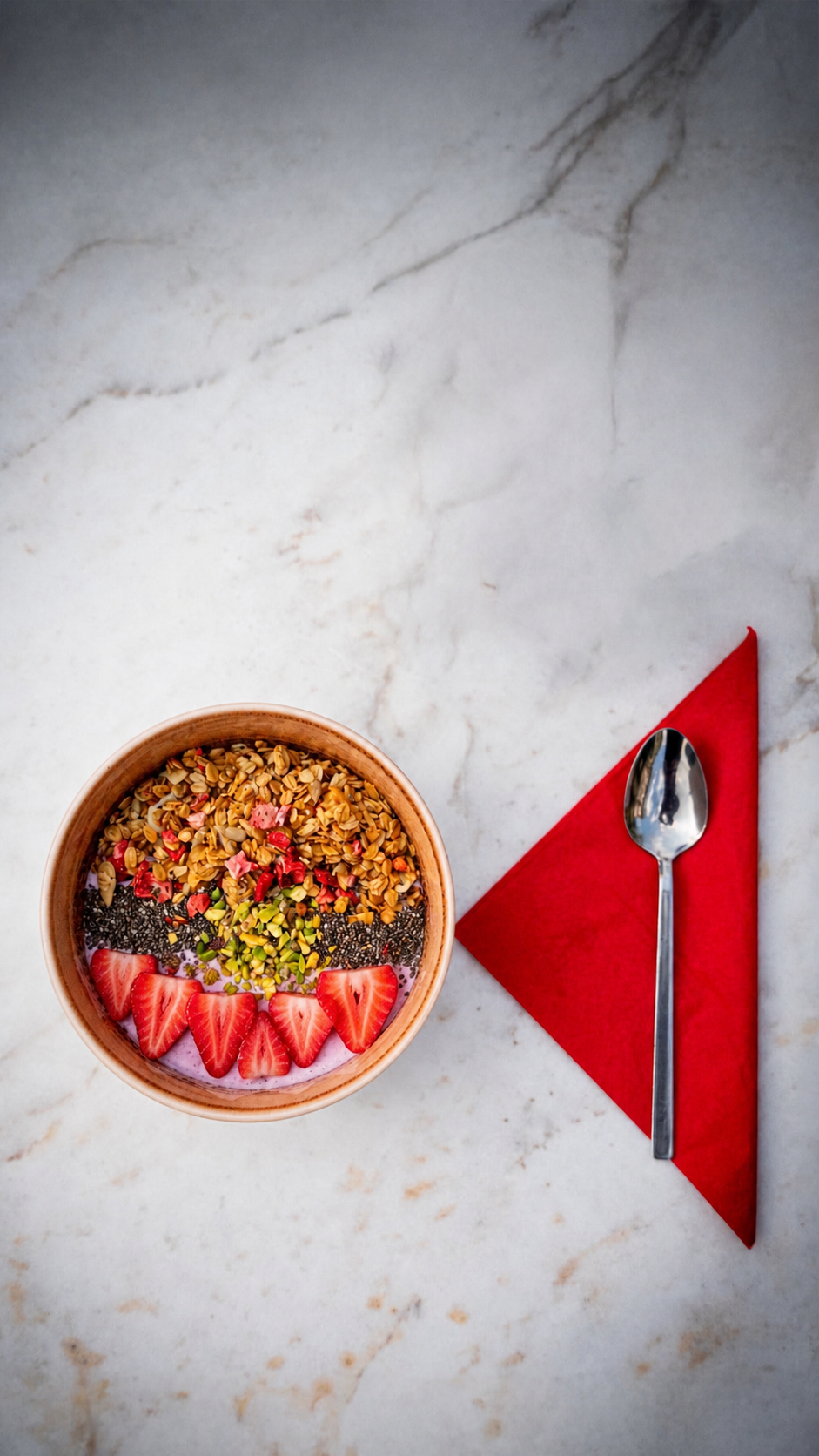 Çilekli bowl